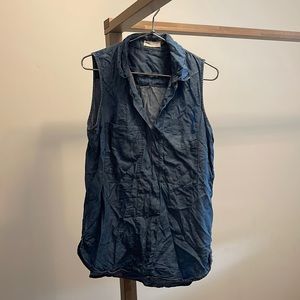 Denim tank top- size Small